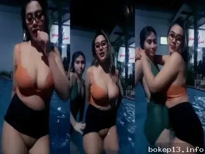 Ngentot Liar Dua Emak Dâm Show Memek di Kolam Renang